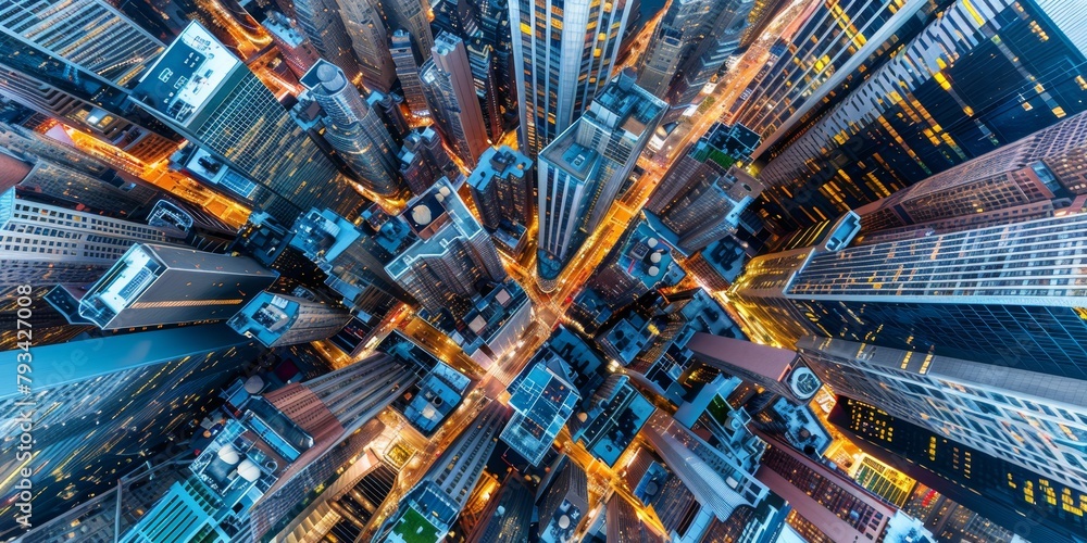 aerial view background. night city metropolis aerial view background. night city metropolis