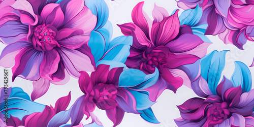 elegant floral pattern on fabric