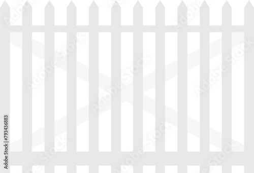 Picket fence Illustration 