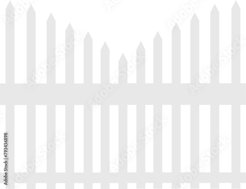 Picket fence Illustration  photo