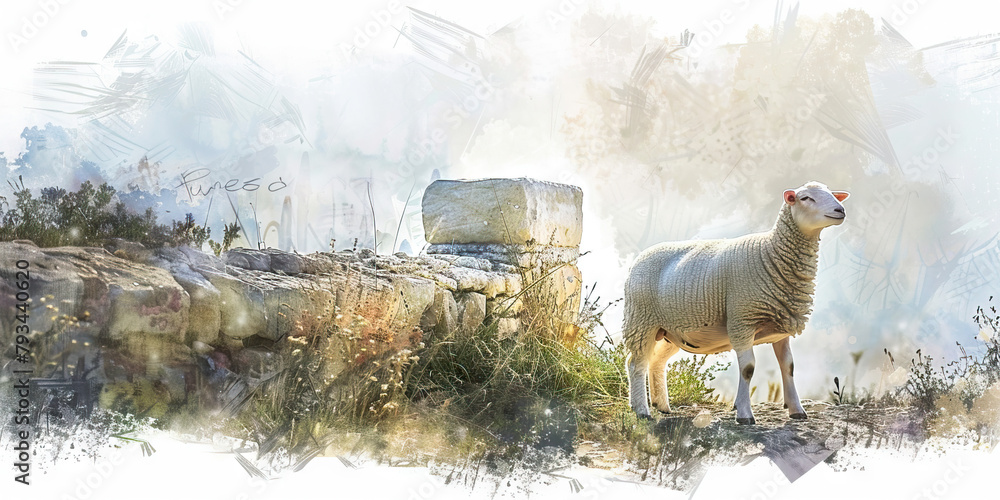 Lamb of God: The Innocent Lamb and Sacrificial Altar - Visualize Jesus ...