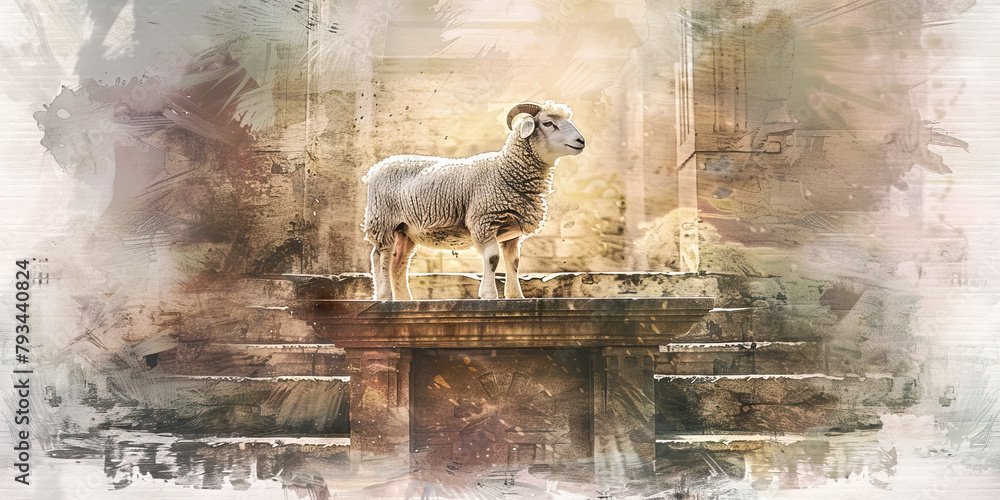 Lamb of God: The Innocent Lamb and Sacrificial Altar - Visualize Jesus ...