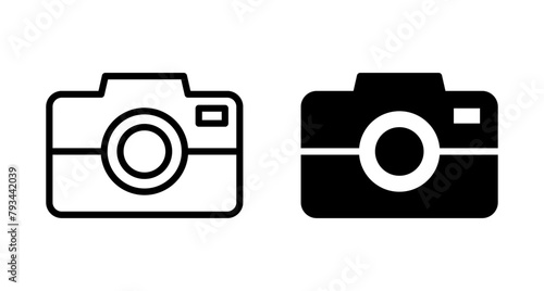 Wallpaper Mural Camera Icon vector isolated on white background. Camera symbol. Camera vector icon Torontodigital.ca