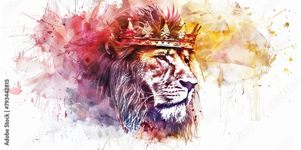 Lion of Judah: The Lion and Crown - Imagine Jesus as a lion with a ...