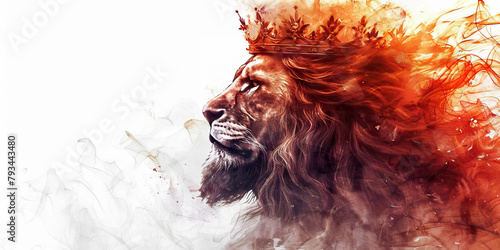 Lion of Judah: The Lion and Crown - Imagine Jesus as a lion with a crown, illustrating his role as the Lion of Judah.