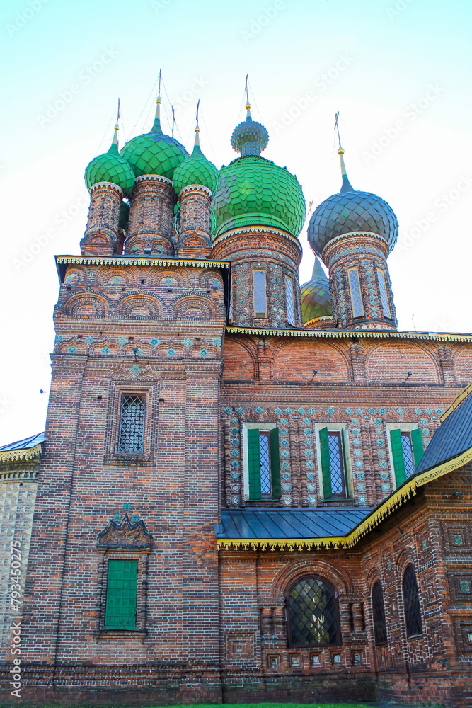 Obraz premium Church of John the Baptist built in 1671-1687, Yaroslavl, Golden Ring of Russia
