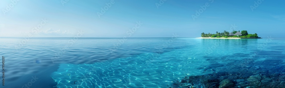 Fototapeta premium small island in the sea