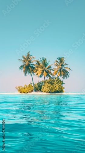 small island in the sea