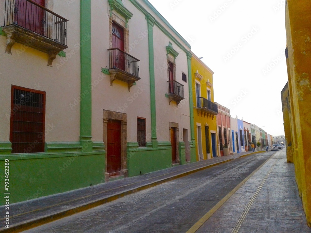 Fototapeta premium Calles de Campeche, México