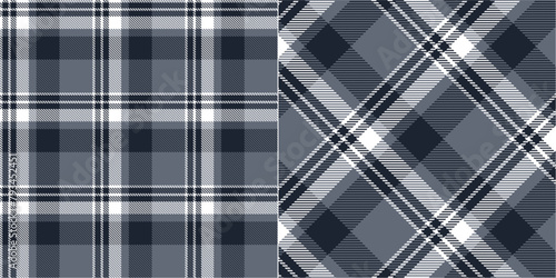 Vector checkered pattern or plaid pattern . Tartan, textured seamless twill for flannel shirts, duvet covers, other autumn winter textile mills. Vector Format
