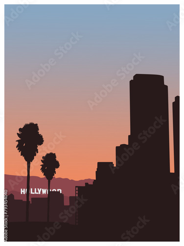 view of the city of Los Angeles in the afternoon