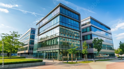 modern office building background