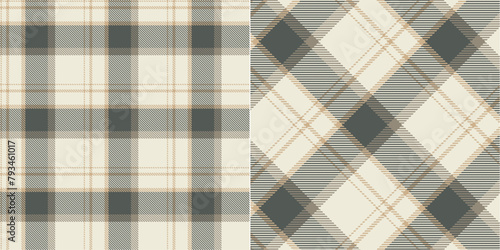 Vector checkered pattern or plaid pattern . Tartan, textured seamless twill for flannel shirts, duvet covers, other autumn winter textile mills. Vector Format