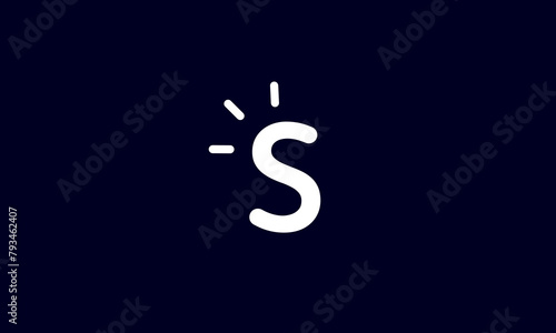 Sun Logo Minimalist Modern Black 