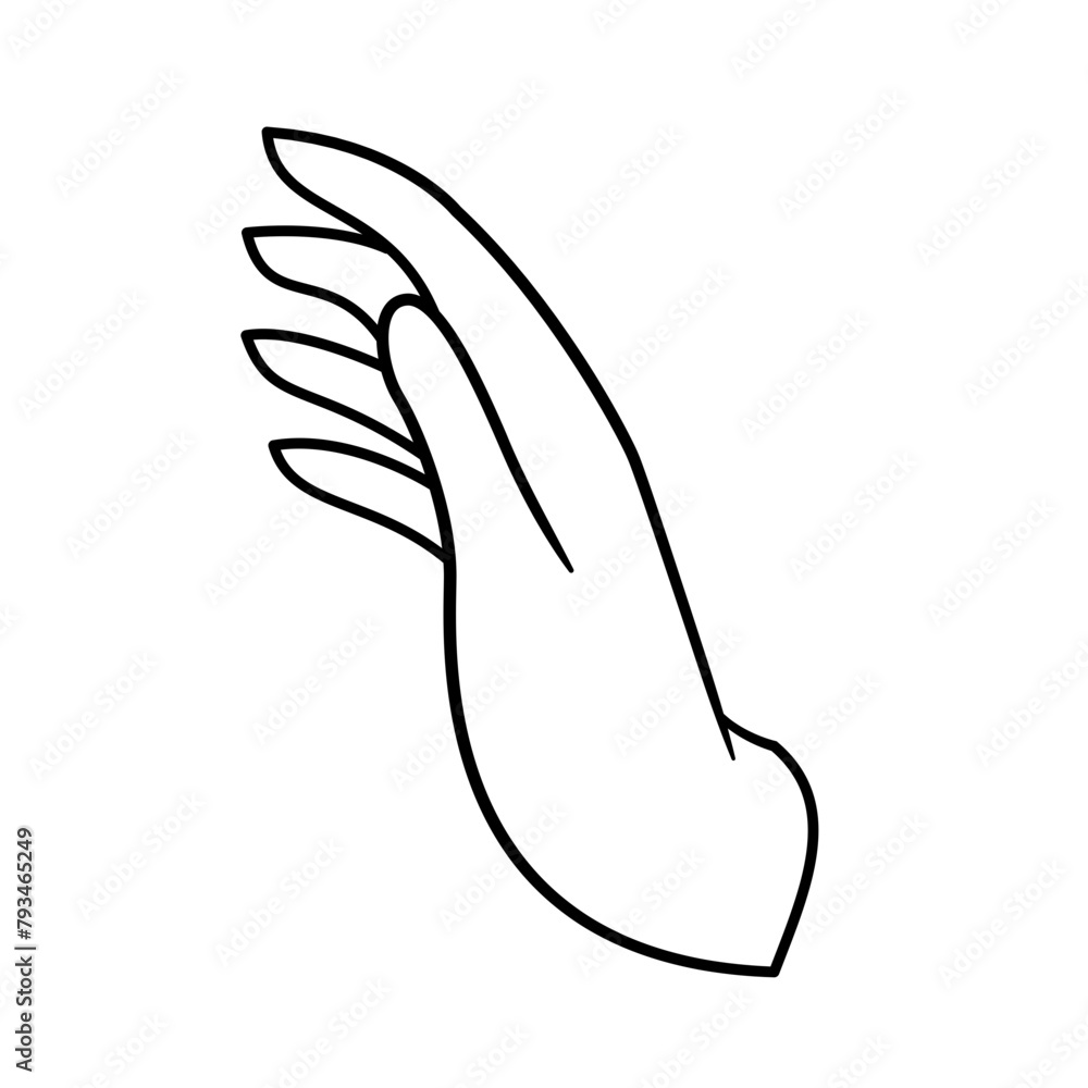 Farewell Hand Icon