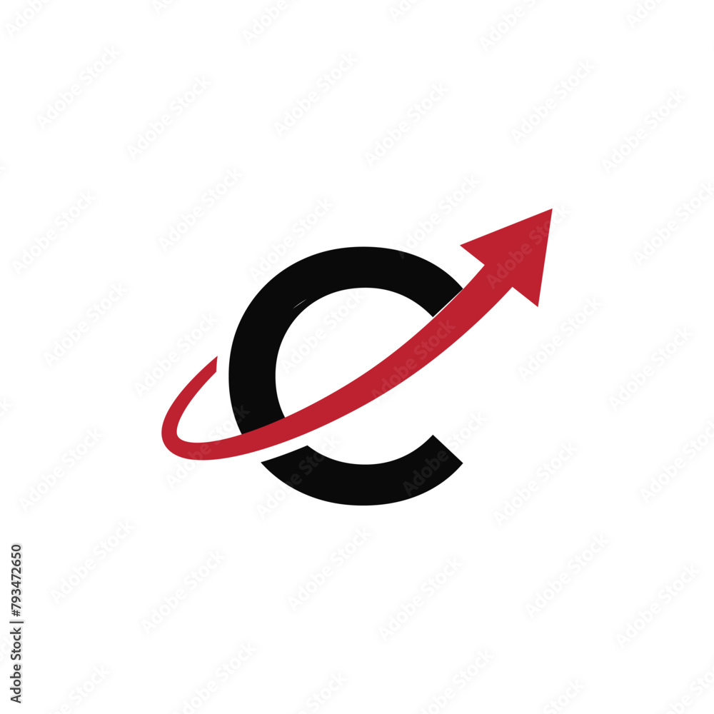 Letter C arrow logo Letter C arrow logo