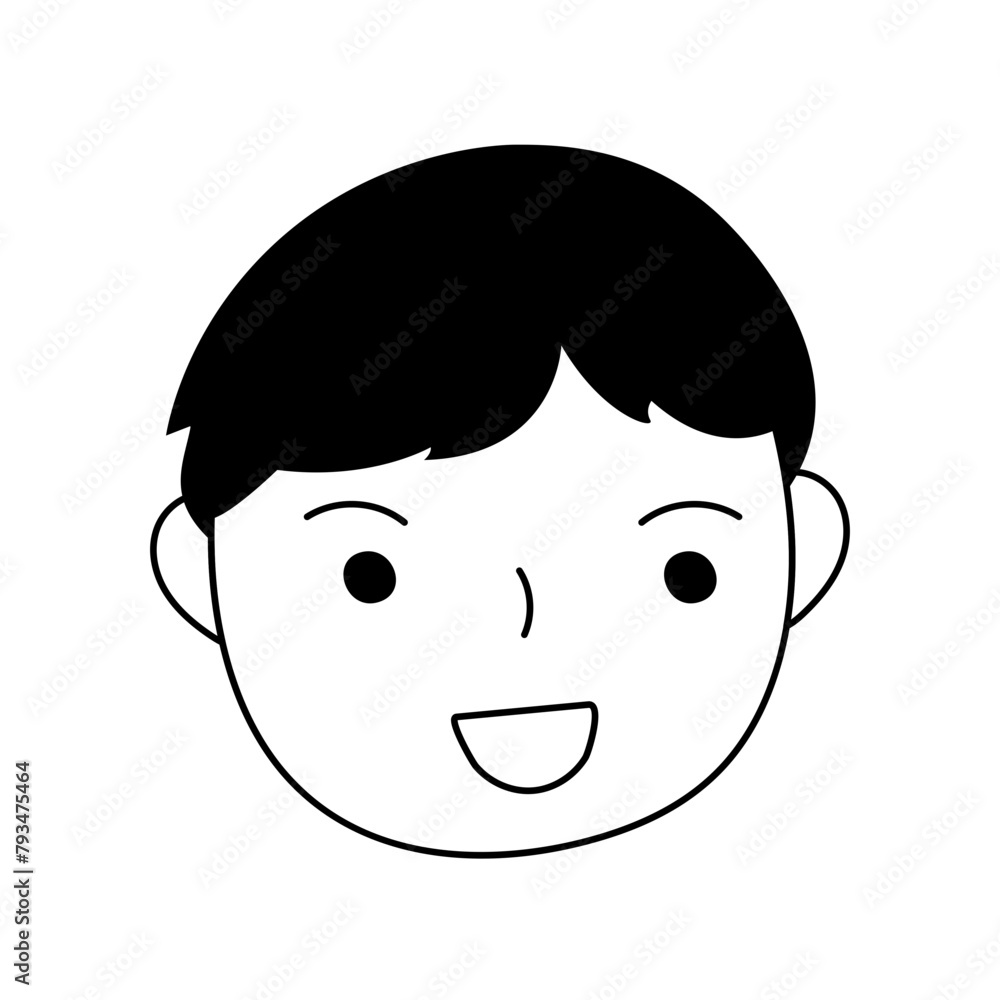 Doodle Face Illustration Doodle Face Illustration