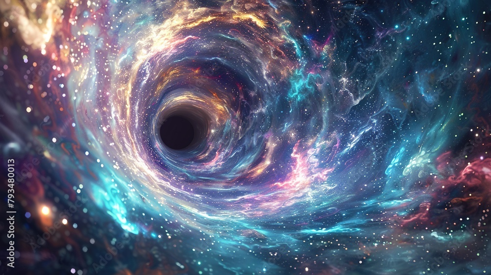 Journey Through the Stars Exploring the Cosmic Depths of a Vibrant Wormhole Journey Through the Stars Exploring the Cosmic Depths of a Vibrant Wormhole