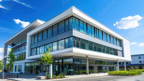 modern office building background