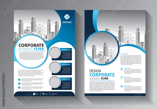Corporate Book Cover Design Template in A4. Can be adapt to Brochure, Annual Report, Magazine, Poster, Business Presentation, Portfolio, Flyer, Banner, Website.
