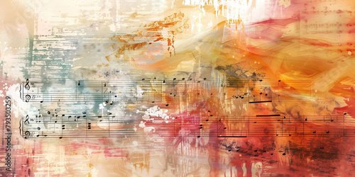 The Sacred Song and Melancholic Melodies - Picture a sacred song being sung with melancholic melodies, illustrating the way in which music and worship can express and soothe feelings