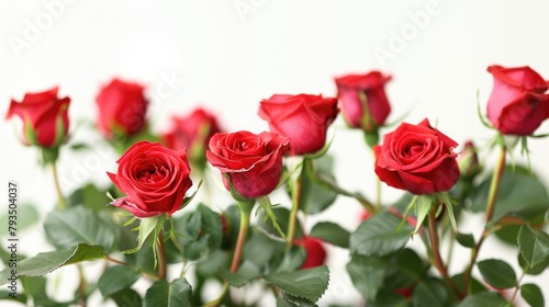 Roses symbolize love