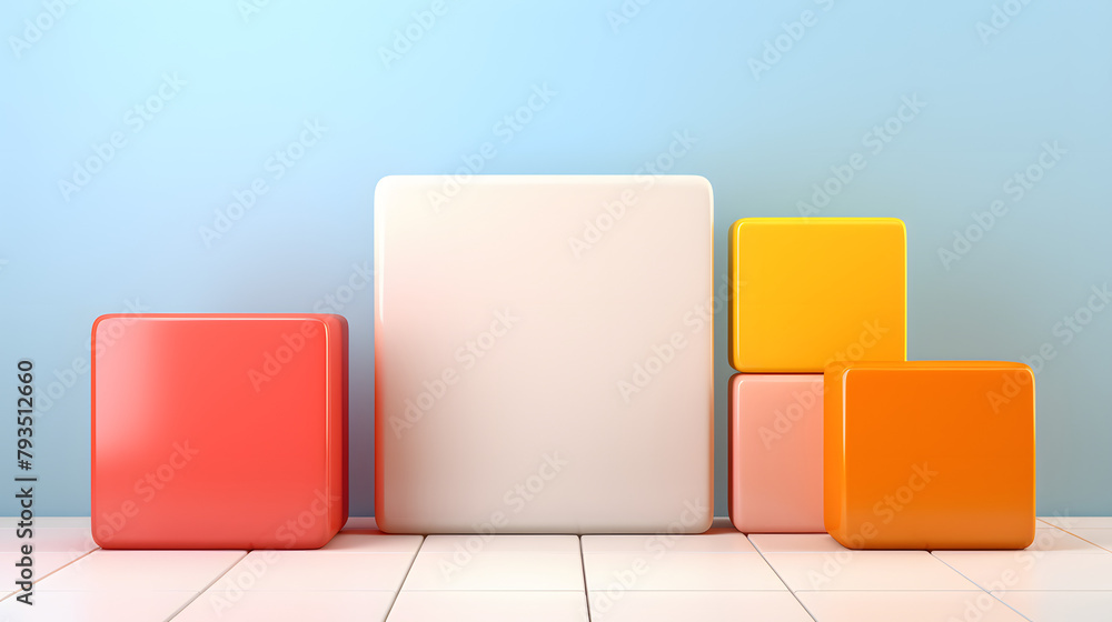 Mockup Bundle colorful 3d Mockup Bundle colorful 3d