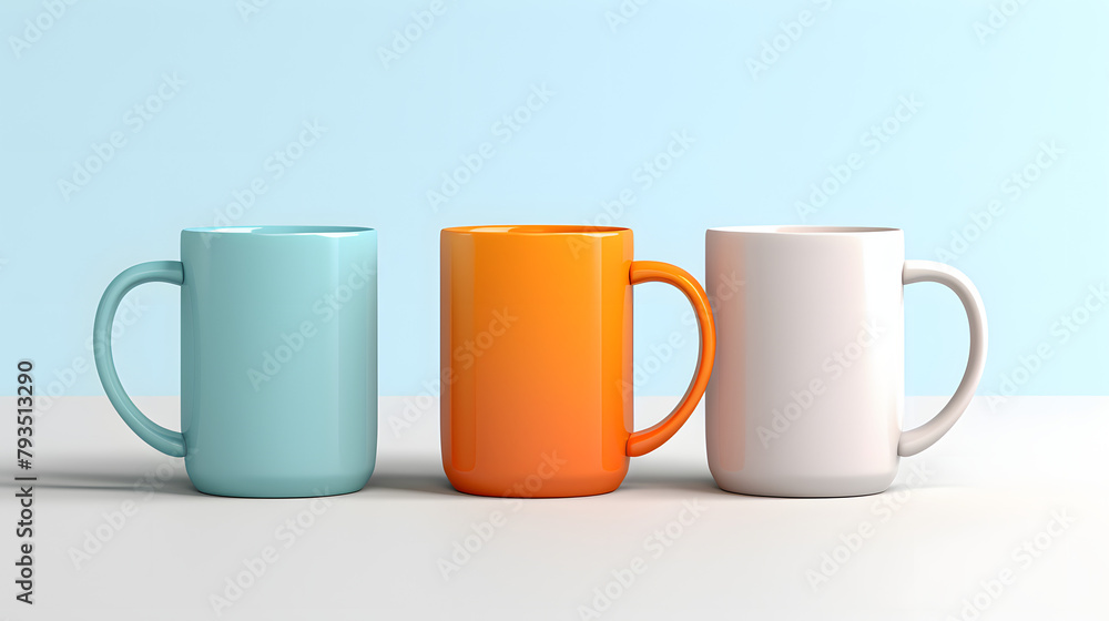 Mug Mockup colorful 3d Mug Mockup colorful 3d