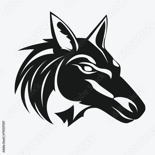 Horse Logo-Black and White © Rekka
