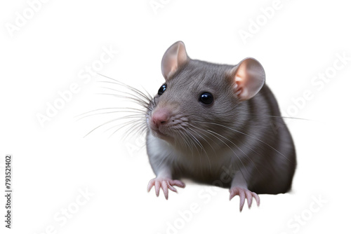 peeking out rat gray hole background grey animal rodent closeup face portrait cute hair small box wooden fur tail fluffy mouse hairy paw pest young mammal nose ear whisker pet close head look eye 