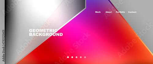 A violet geometric background with a purple triangle in the center resembling automotive lighting. The design features rectangles, lines, and shapes resembling vehicle doors, hoods, and bumpers