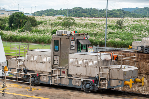 Locomotoras del canal de Panamá photo