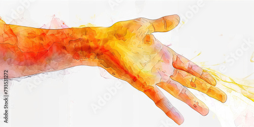 Legacy of Compassion: The Helping Hand and Comforting Presence - Picture a helping hand reaching out, symbolizing the compassionate legacy of a deceased leader.