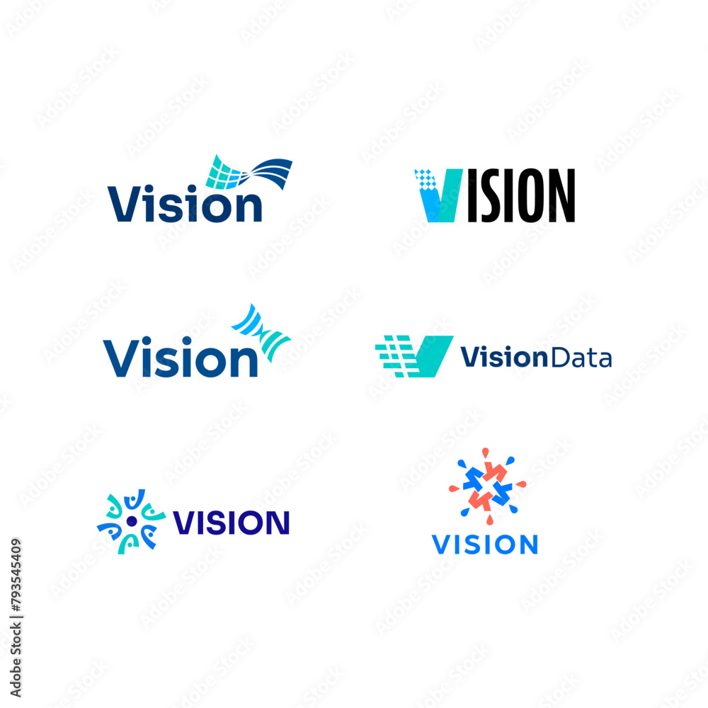 modern logo for technology company icon vector