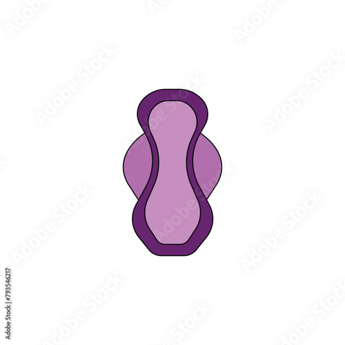 sanitary pad vector type icon