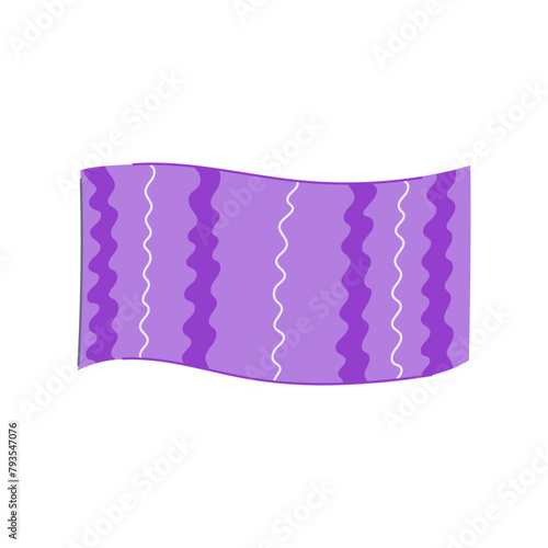 relaxation beach towel cartoon. pool ocean, waves surf, sunbathe coastal relaxation beach towel sign. isolated symbol vector illustration