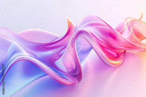 Abstract Colorful Wave Design