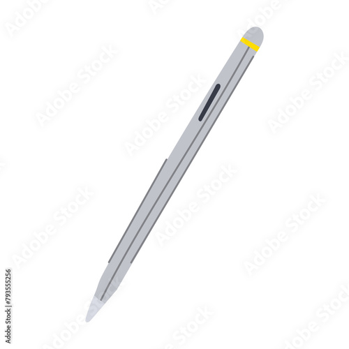 technology digital pen cartoon. ink tablet, note drawing, sketching stylus technology digital pen sign. isolated symbol vector illustration