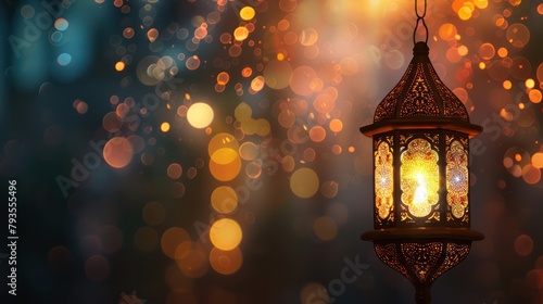 Fantasy style lantern for Ramadan kareem © jongaNU