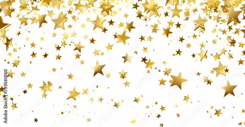 Gold stars background vector illustration with white space for text Gold stars background vector illustration with white space for text