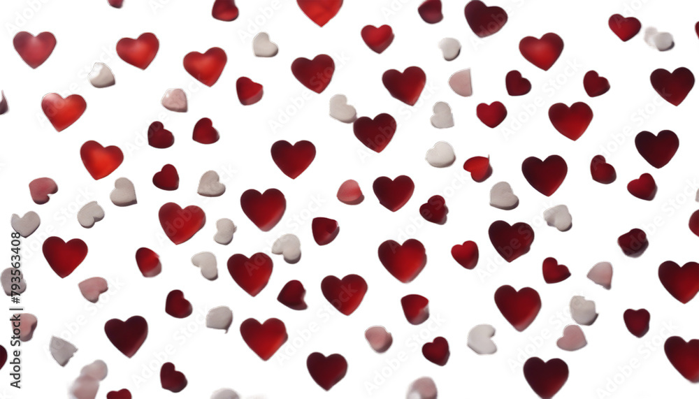 background heart white shapes
