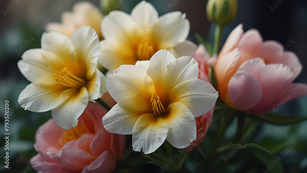 Fototapeta premium orange flower in the garden