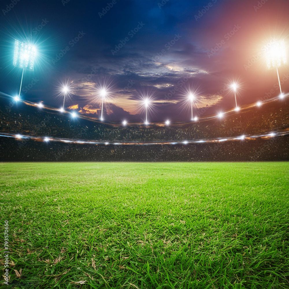 Naklejka premium Stadium Background 