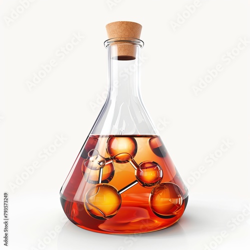 Magnificent Phenoxyethanol isolated on white background photo