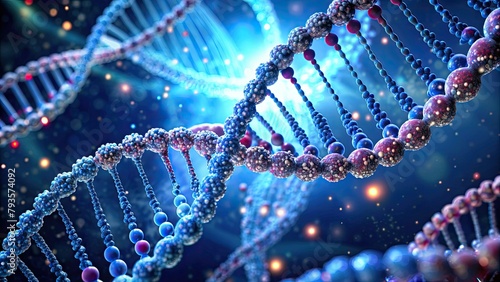 DNA molecule background. Medical background