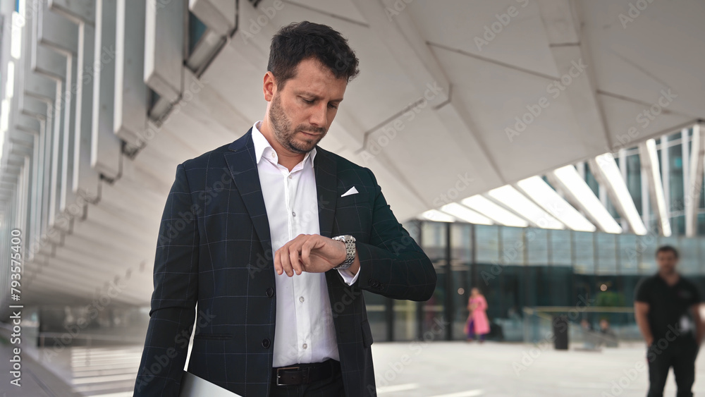 Handsome 30s top manager walking in formal suit. Successful entrepreneur stroll urban city street. Confident serious business man. Young male businessman. 40s employee job. Office work. CEO boss gait. Handsome 30s top manager walking in formal suit. Successful entrepreneur stroll urban city street. Confident serious business man. Young male businessman. 40s employee job. Office work. CEO boss gait.