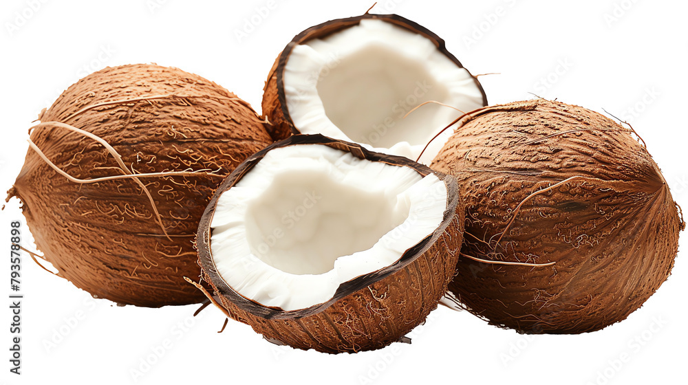 fresh coconuts transparent photo fresh coconuts transparent photo
