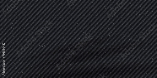 Denim jean textile pattern black colors background vector illustration.