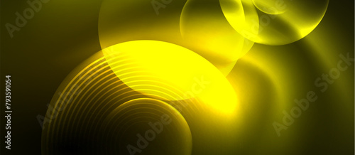 A vibrant yellow circle of petals from a terrestrial plant contrasts against the electric blue background in a closeup macro photography shot, creating a mesmerizing pattern