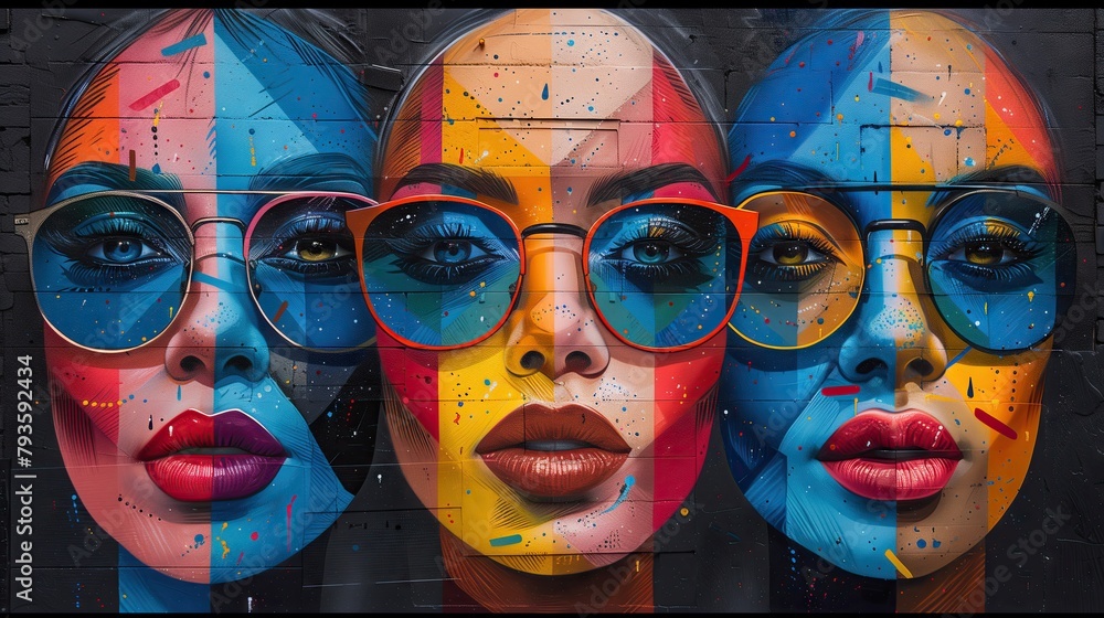 Obraz premium Embracing diversity and inclusion can lead to broad appeal by creating art that resonates with a wide range of people.